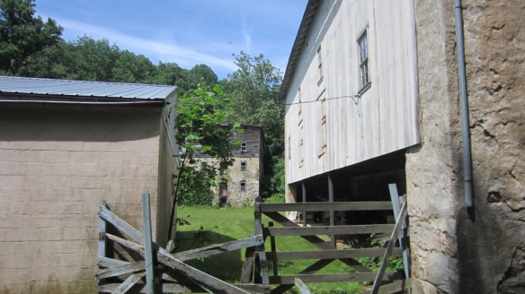 View of the mill at the back of the property